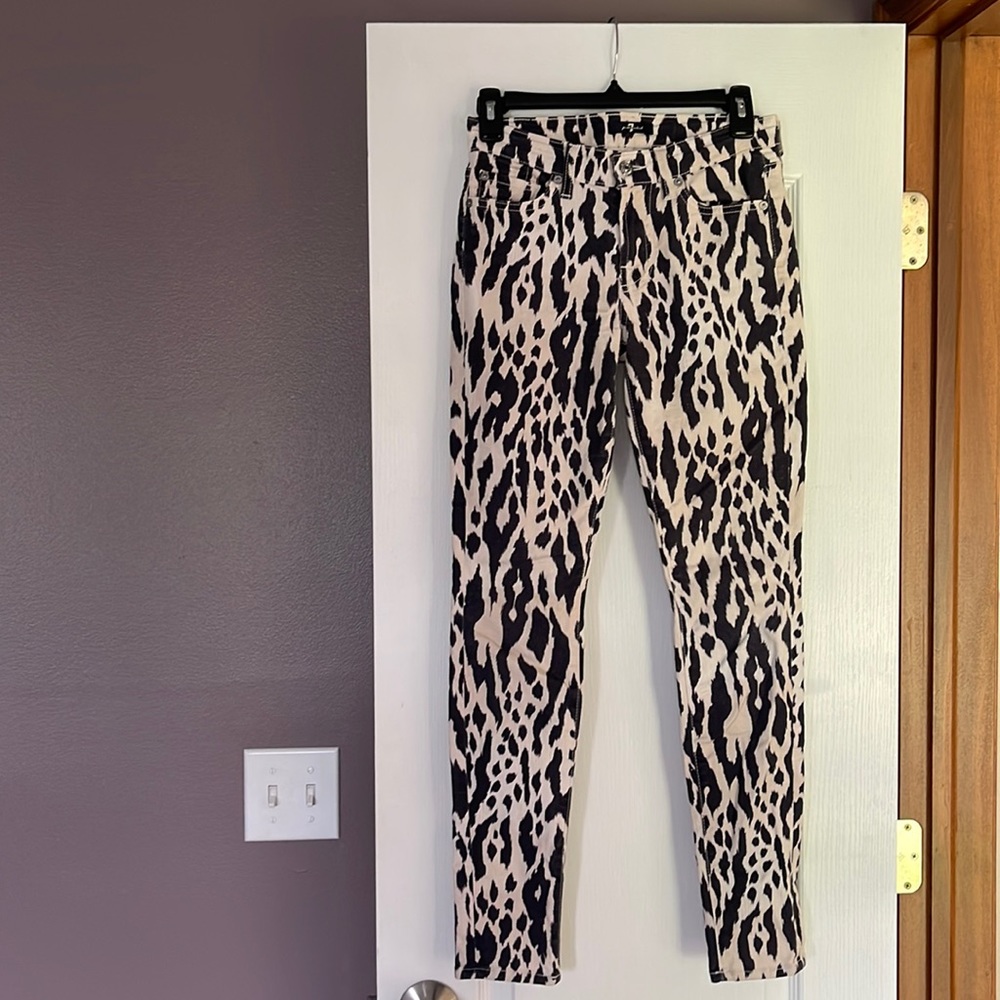 7 for all mankind skinny jeans, size 24